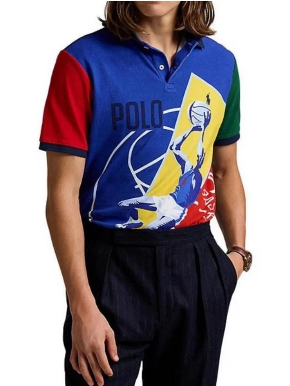 Polo Ralph Lauren Shirt Classic Fit Basketball Mesh Men’s Size XL NWT